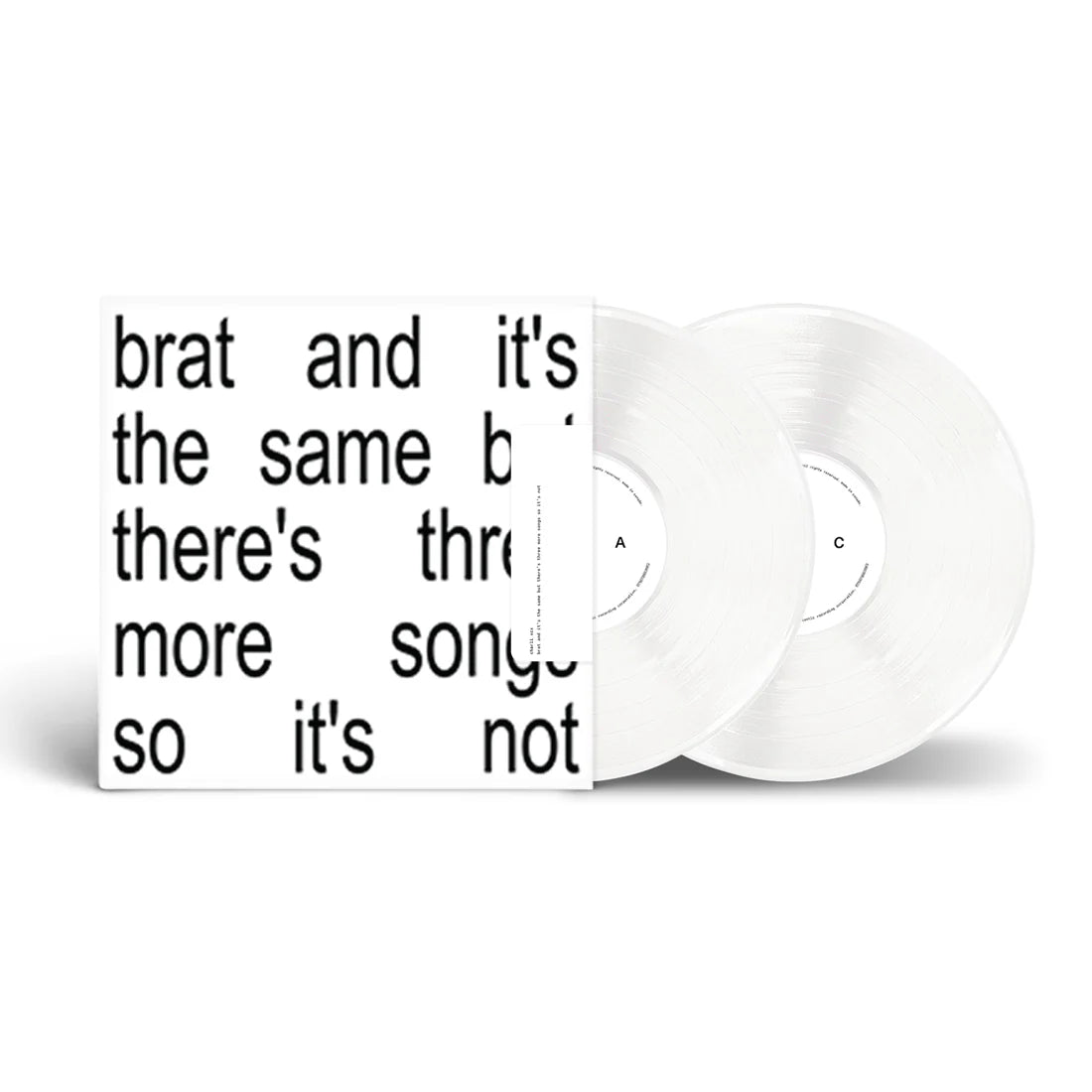 brat and it's the same but there's three more songs so it's not (white vinyl)