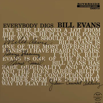 EVERYBODY DIGS BILL EVANS *RSD*