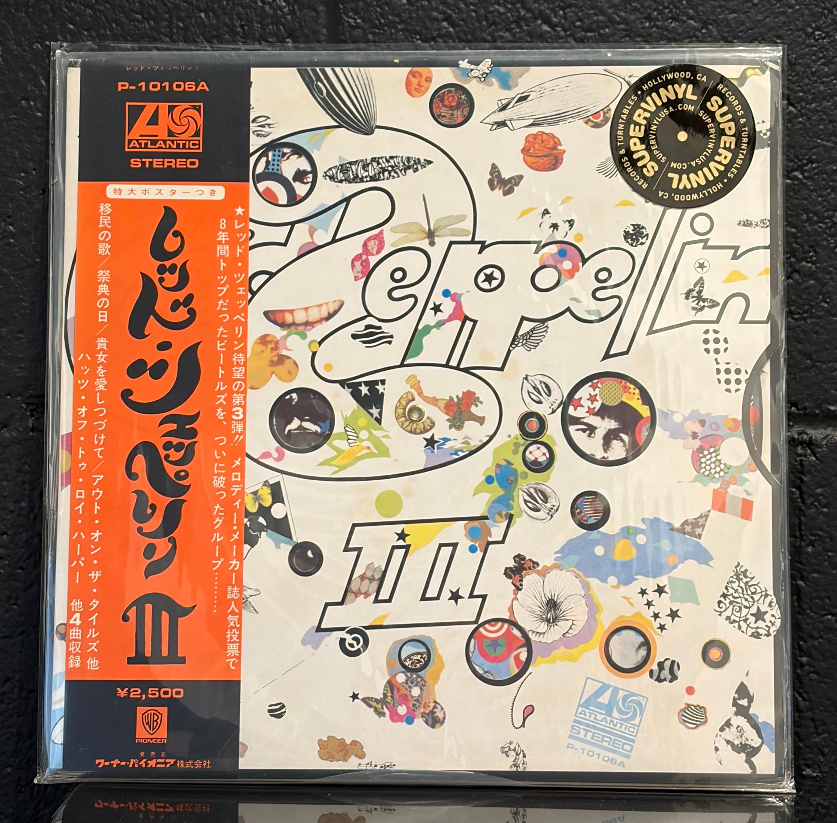 Led Zeppelin III ピクチャーディスク Led Zeppelin III 1976 (with OBI and poster) - SUPERVINYL