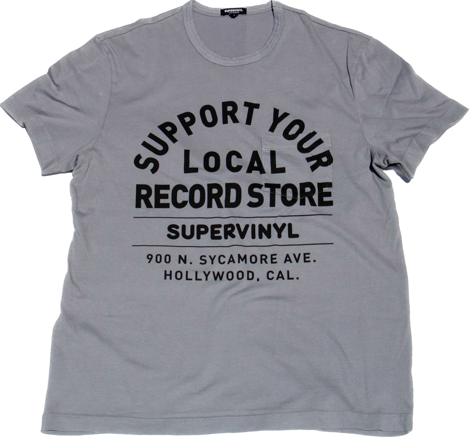 Support Your Local Record Store A-Side (Nickel Grey)