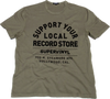 Support Your Local Record Store Army Green A-Side
