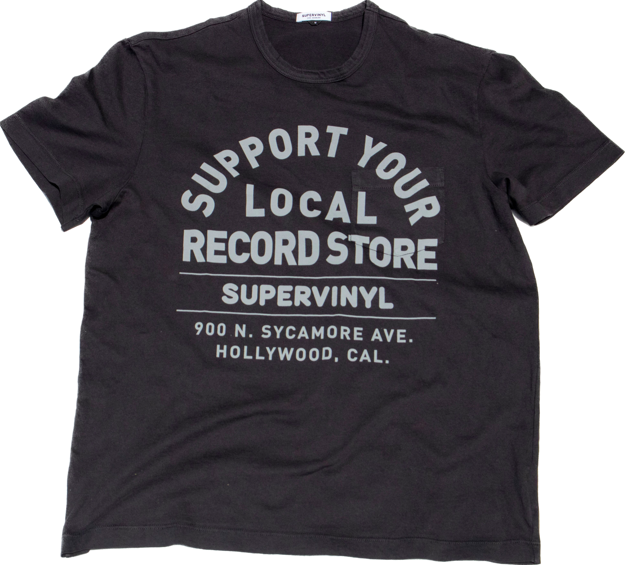 Support Your Local Record Store Vintage Black A-Side