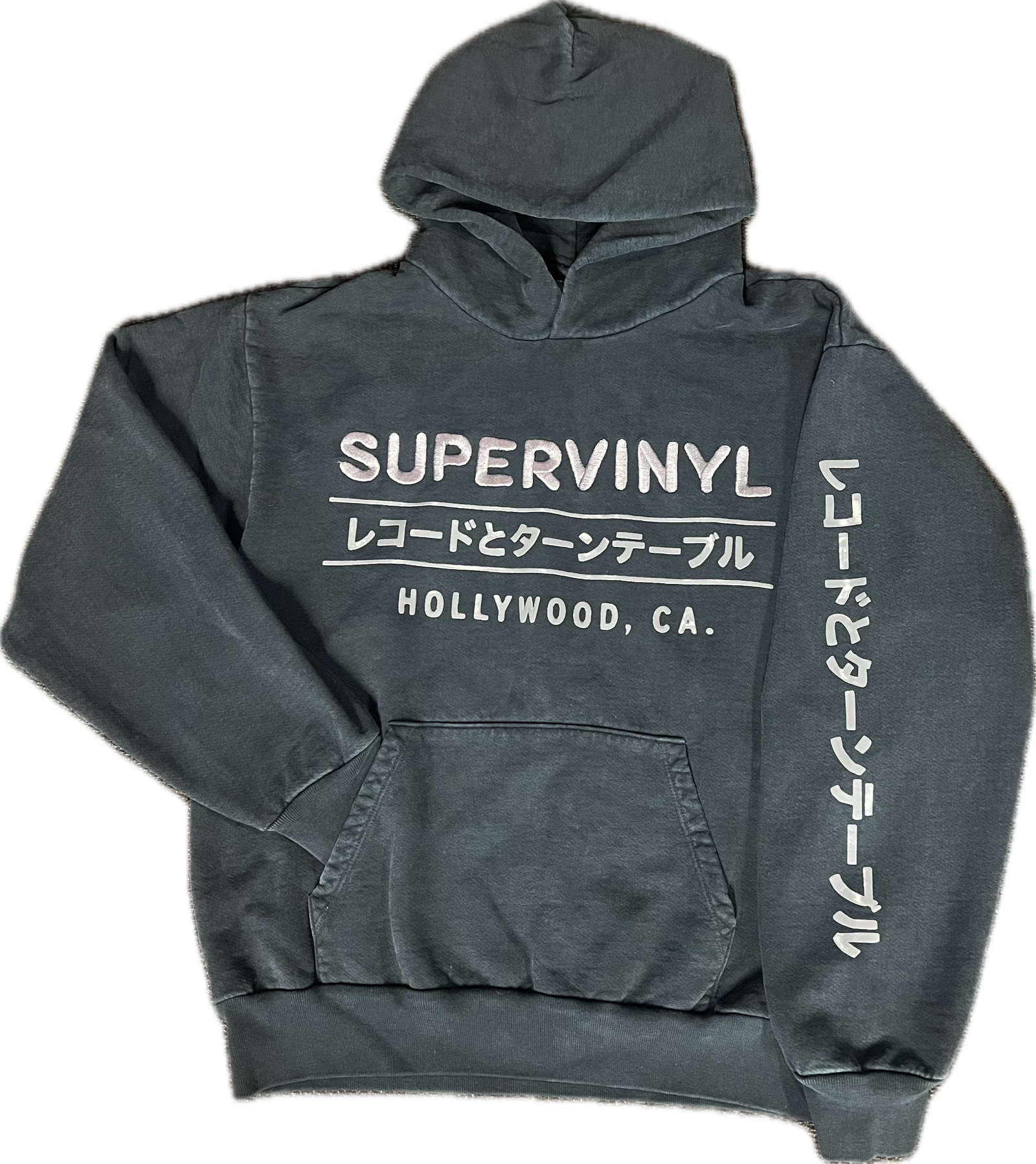 Custom Embroidered Hoodie Black