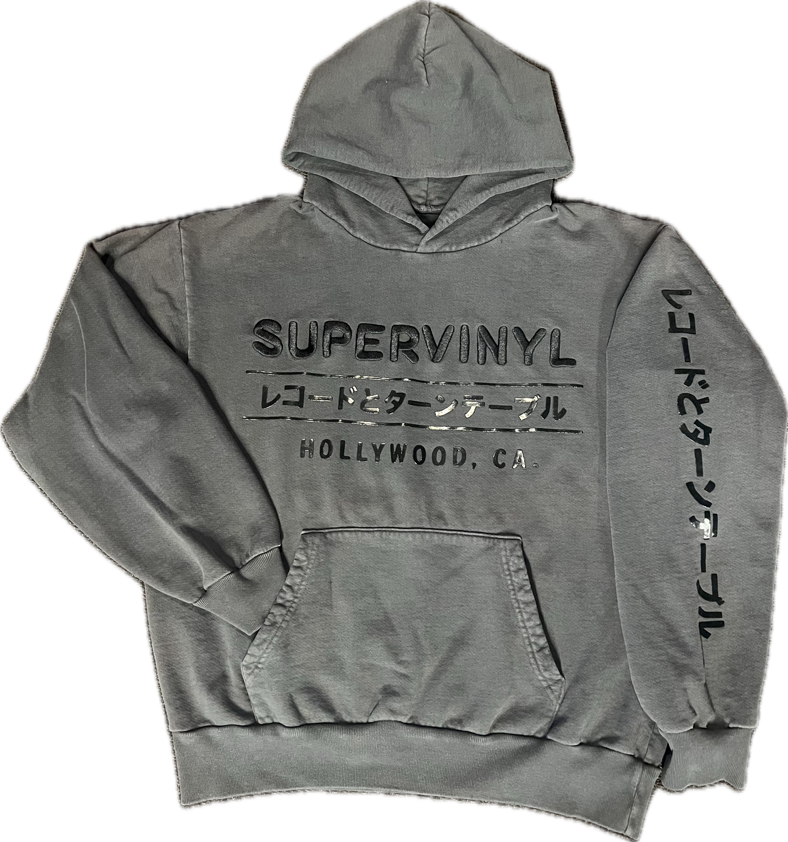 Custom Embroidered Hoodie Grey
