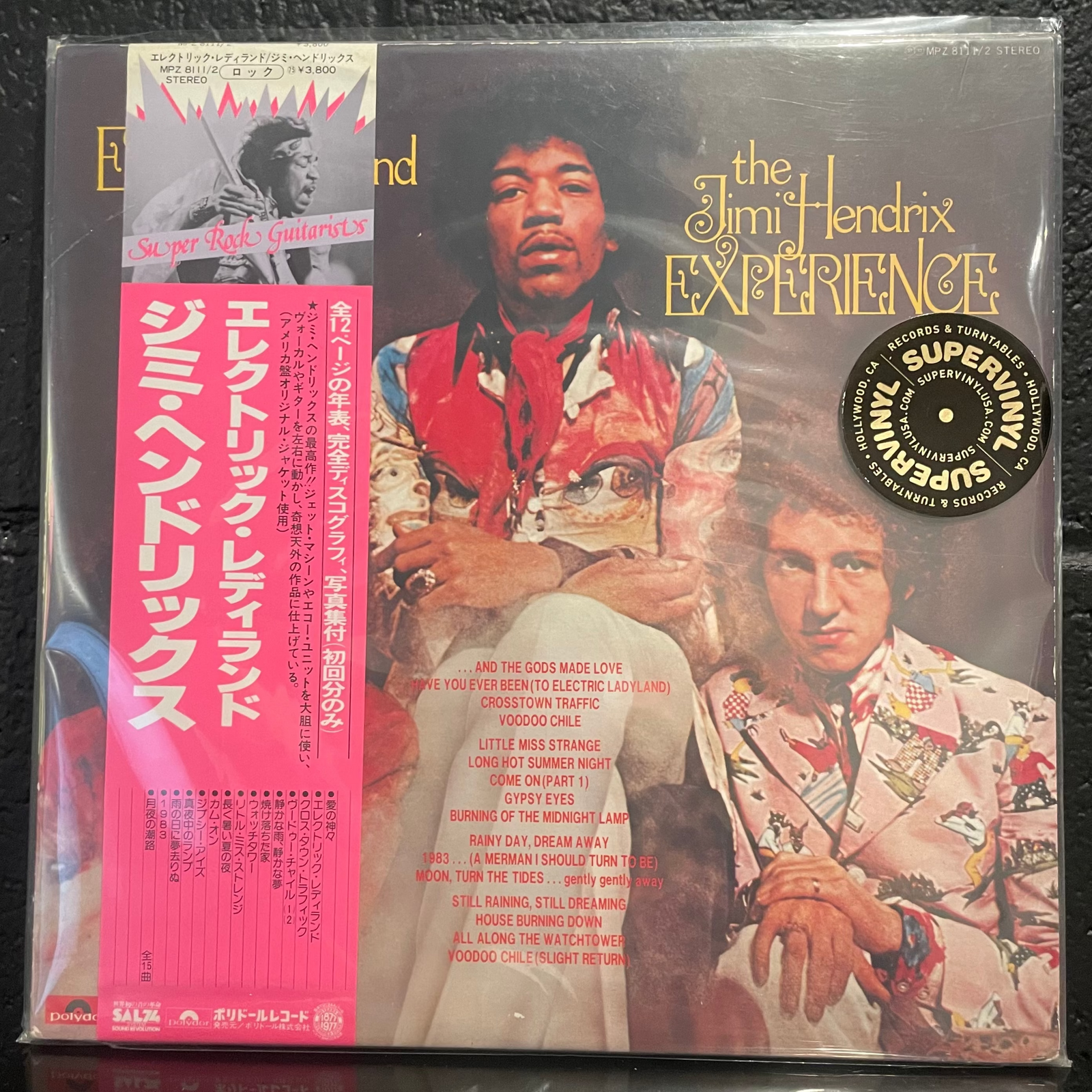 Electric Ladyland Japan 2 LP set with original obi