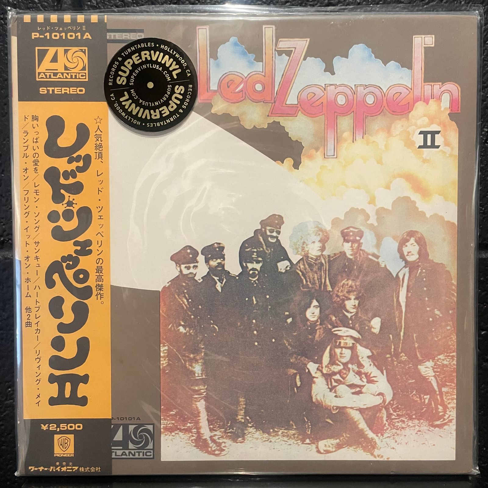 Led Zeppelin II Japan LP with poster and obi