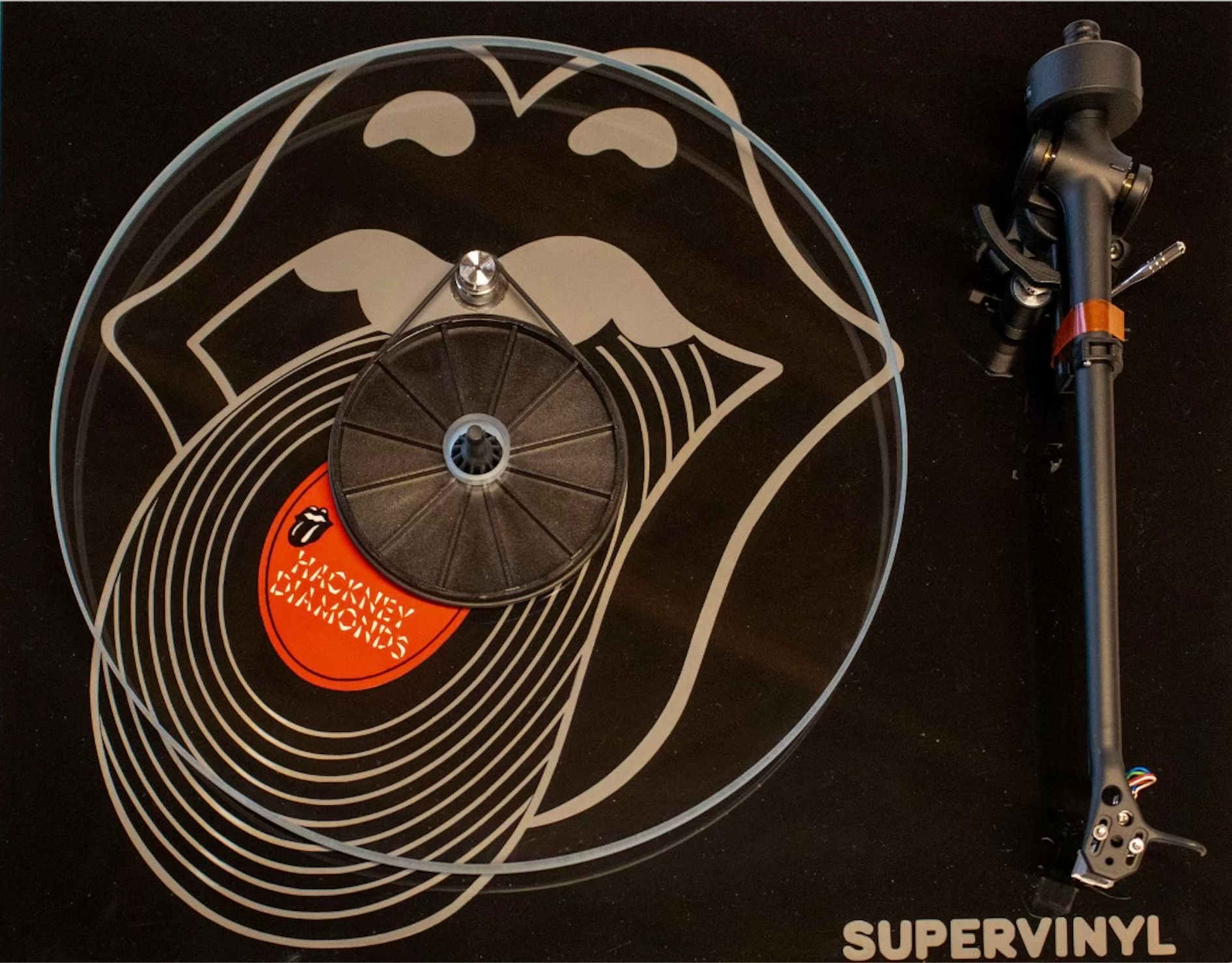 Rolling Stones x SUPERVINYL "Hackney Diamonds" Custom Turntable