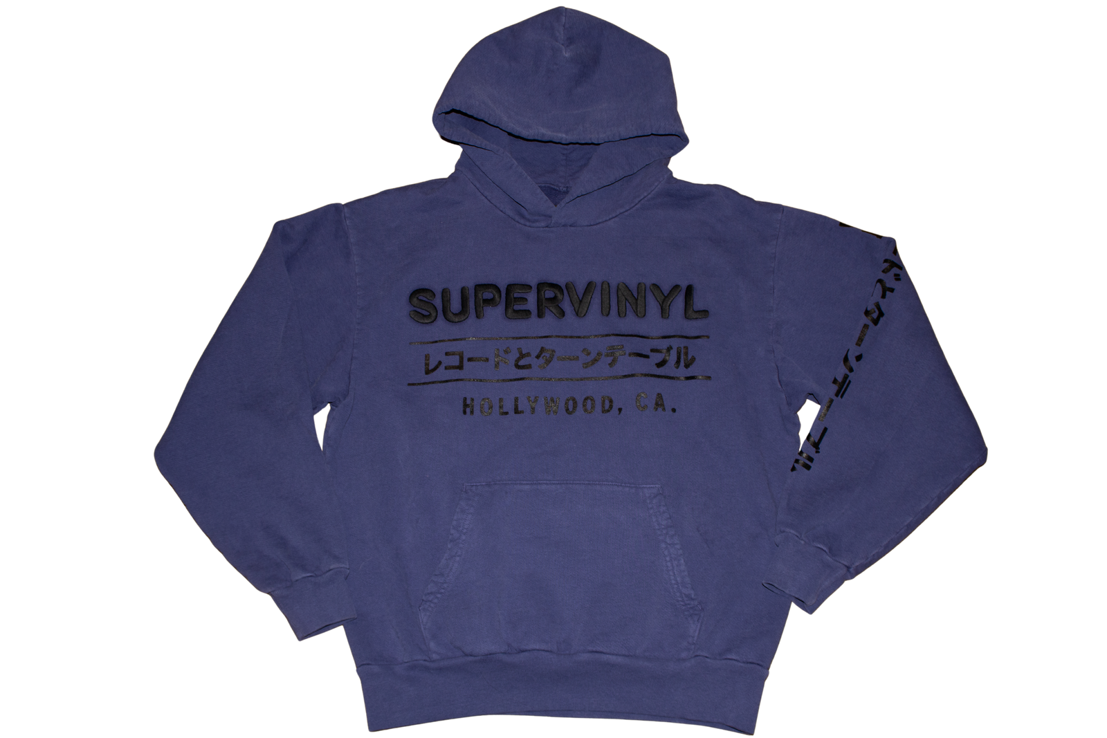 Custom Embroidered Hoodie Workwear Blue