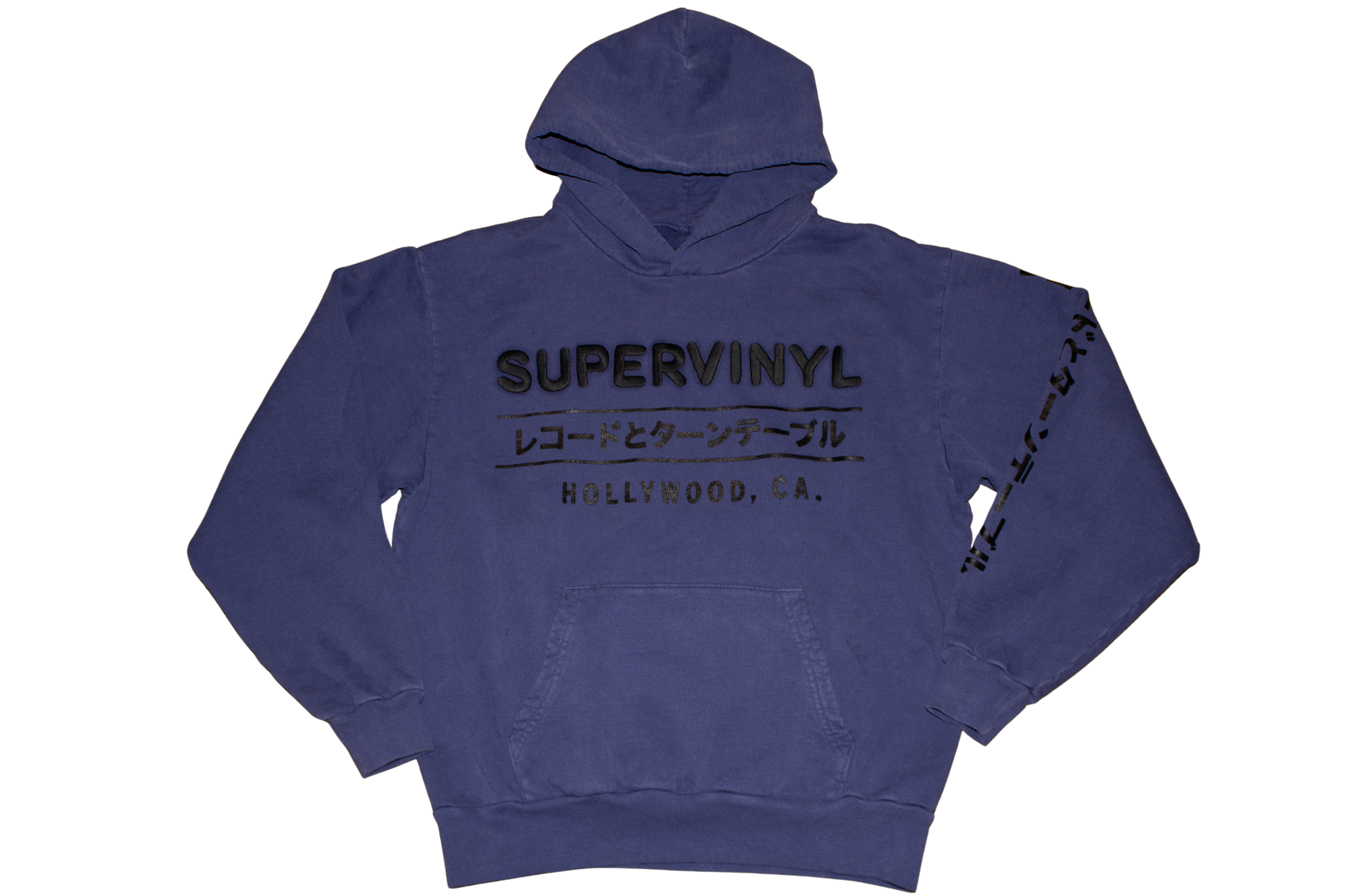 Custom Embroidered Hoodie Workwear Blue