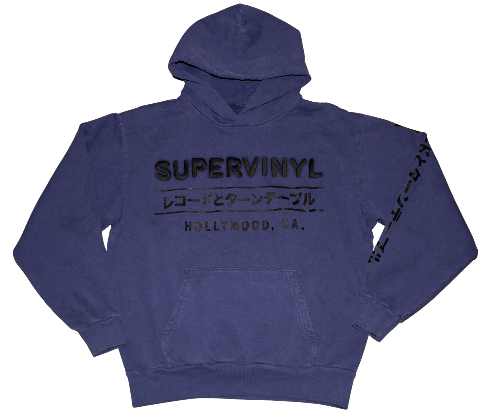 Custom Embroidered Hoodie Workwear Blue