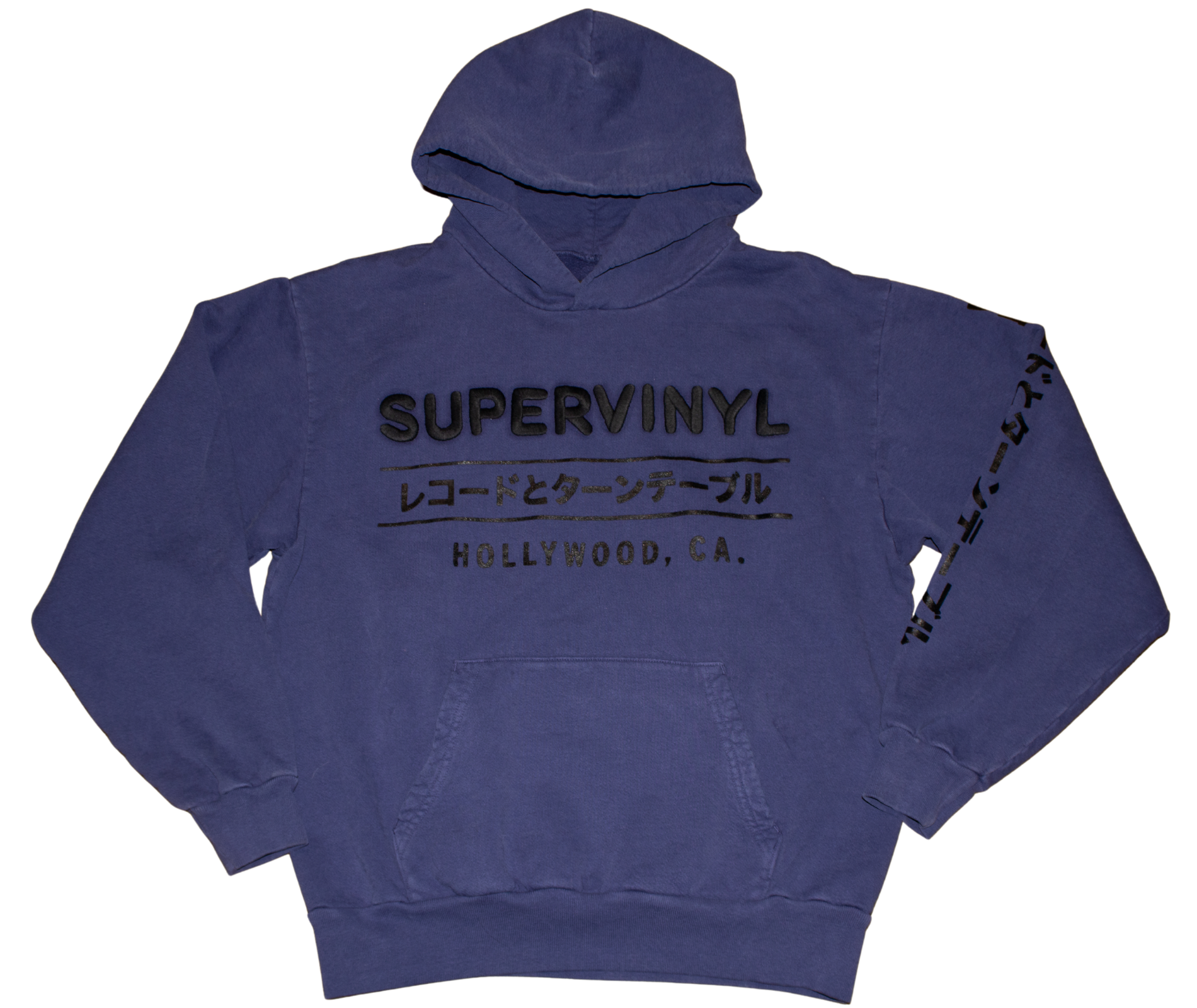 Custom Embroidered Hoodie Workwear Blue