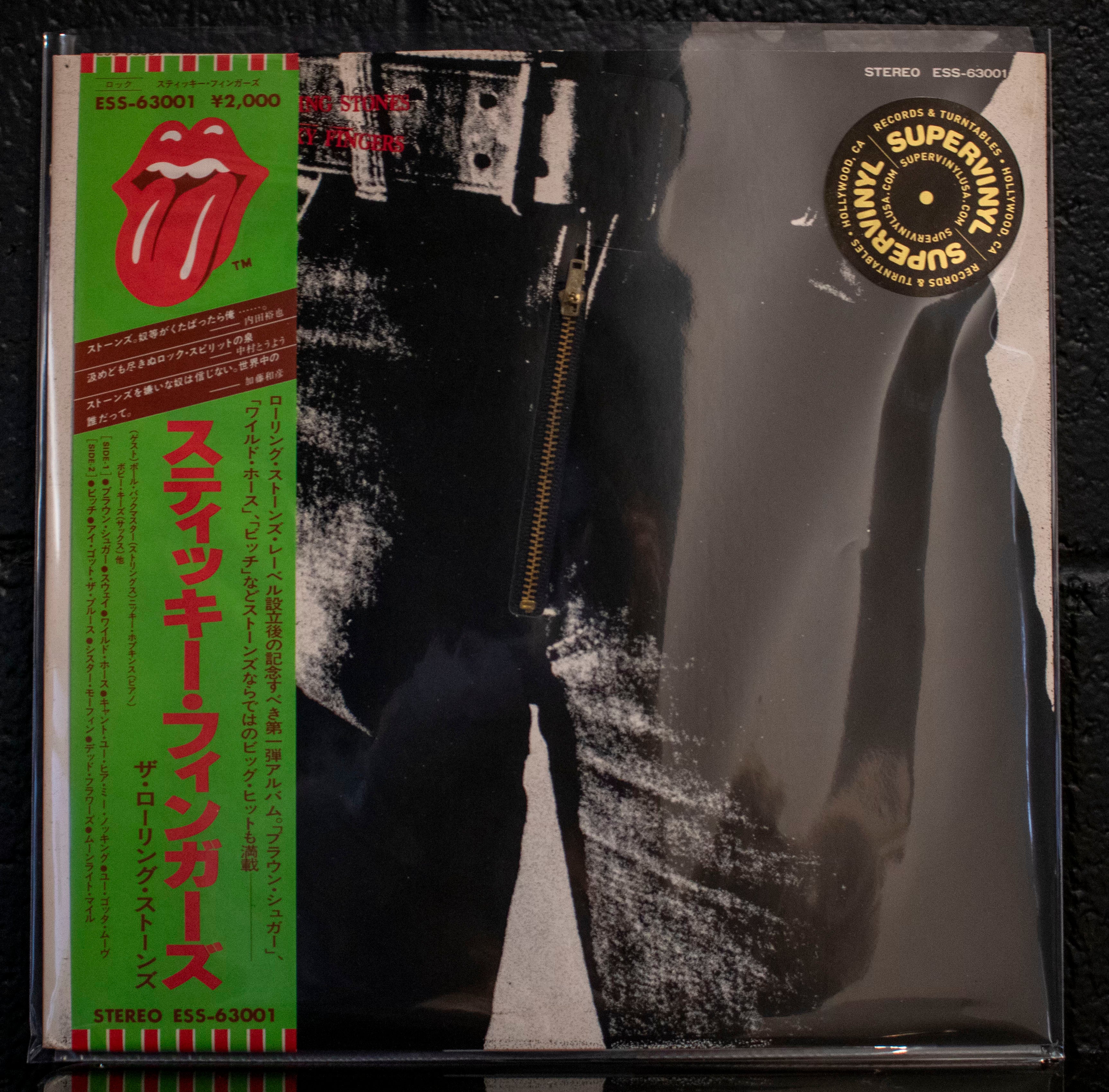 Sticky Fingers Japan LP 1979 w/OBI