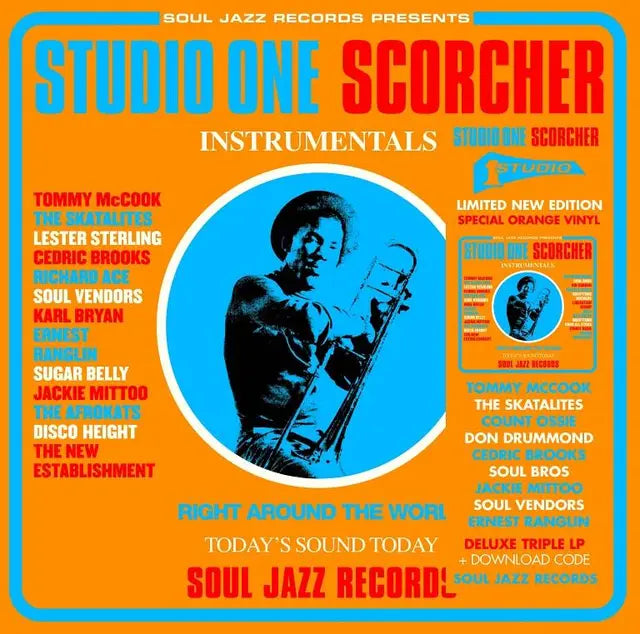 Studio One Scorcher Instrumentals (Transparent Orange Vinyl)
