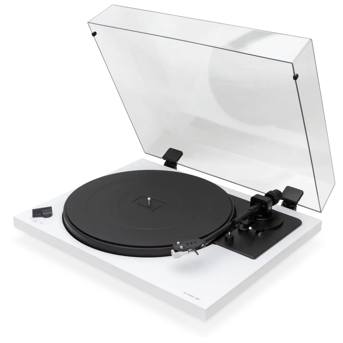 SpinDeck 2 Semi-Automatic Turntable (White)