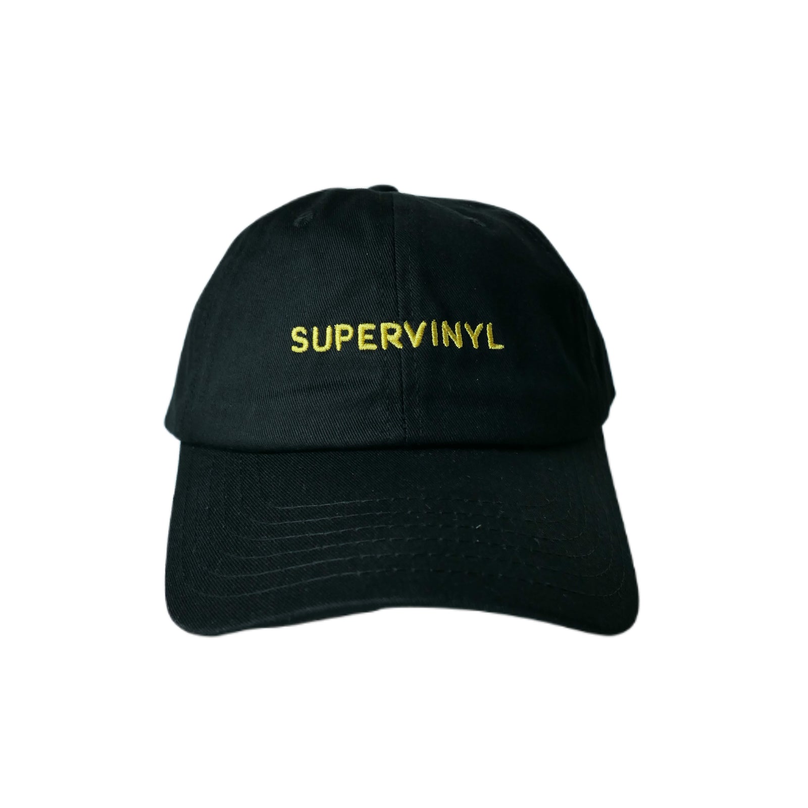 Black & Gold SUPERVINYL Baseball Cap
