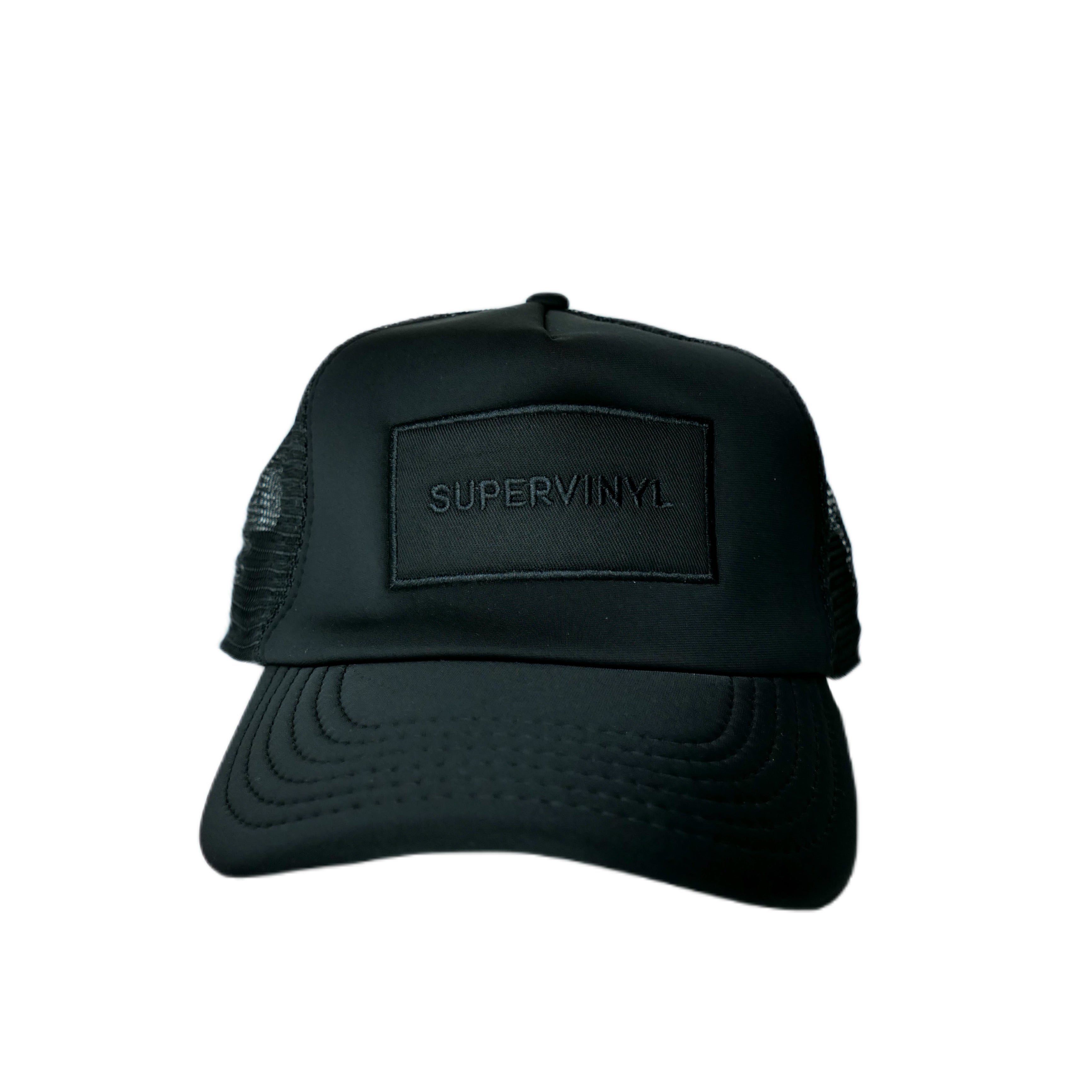 Tonal Black Patch Trucker