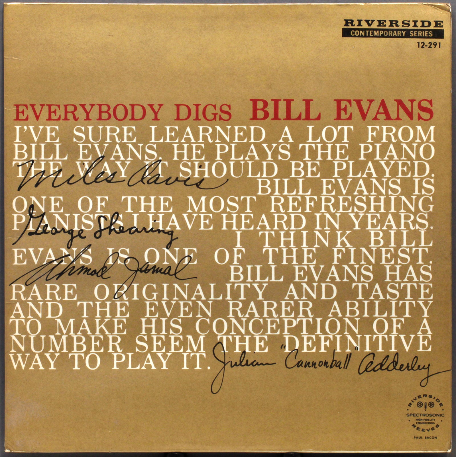 Everybody Digs Bill Evans