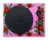 Pink Roses Custom Hand Painted REGA PLANAR 1 Turntable